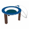 Primary Thumbnail of 33" Nature Bowl with Lid - Portable - Toddler - Blue/Chocolate