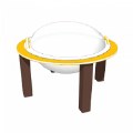 Alternate Thumbnail #2 of 40" Nature Bowl with Lid - In Ground - Yellow/Chocolate