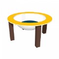 Primary Thumbnail of 40" Nature Bowl with Lid - In Ground - Yellow/Chocolate