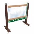 Primary Thumbnail of 2-Sided Portable 56" Art Easel Green/Chocolate