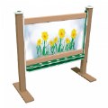 Alternate Thumbnail #2 of 2-Sided Portable 56" Art Easel Green/Latte