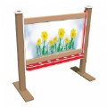 Alternate Thumbnail #2 of 2-Sided Portable 56" Art Easel Red/Latte