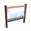 Primary Thumbnail of 2-Sided In-Ground 56" Art Easel Blue/Chocolate
