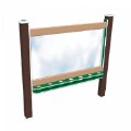 Primary Thumbnail of 2-Sided In-Ground 56" Art Easel Green/Chocolate