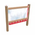 Primary Thumbnail of 2-Sided In-Ground 56" Art Easel Red/Latte