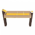 Alternate Thumbnail #2 of Single Water Trough - In-Ground - Yellow/Chocolate