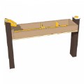 Primary Thumbnail of Single Water Trough - In-Ground - Yellow/Chocolate