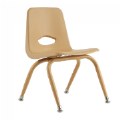 Thumbnail Image of Tapered Leg Stackable Chair - 11.5" Seat Height - Natural