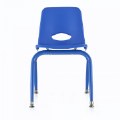 Thumbnail Image #2 of Tapered Leg Stackable Chair - 15.5" Seat Height - Blue