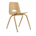 Thumbnail Image of Tapered Leg Stackable Chair - 15.5" Seat Height - Natural