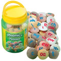 Phonics Pebbles for Letter Recognition and Word-Building