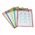 Reusable Dry-Erase Pockets - Set of 5
