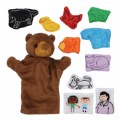 Bear Puppet and Story Props - 12 Pieces