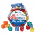 Alternate Image #3 of Colorful Dice with Container - Set of 72