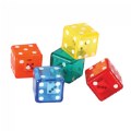Colorful Dice with Container - Set of 72