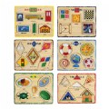 Self-Correcting Shapes Puzzles - Set of 6