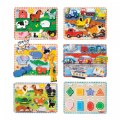 Primary Thumbnail of Chunky Raised Puzzles - Set of 6