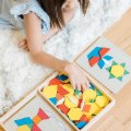 Alternate Image #4 of Pattern Blocks & Boards with Wooden Shape Blocks