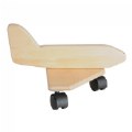 Alternate Image #2 of Birch and Maple Wooden Jet Plane