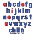 Alternate Image #3 of Upper and Lower Case English and Spanish Alphabet Felt Letters - 118 Pieces