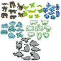 Foam Jumbo Stampers with Animals, Sealife, Insect, and Transportation - Set of 48