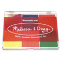 Brilliant Stamp Pad with 6 Colors for Arts and Crafts