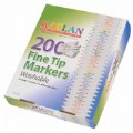 Washable Fine Tip Marker Class Pack for Arts and Crafts - 200 Per Box