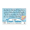24" x 16" Chart Tablet 1.5" Ruled - Assorted Color Paper
