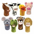Primary Thumbnail of Plush Bigmouth Animal Hand Puppets - Set of 8