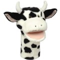 Plush Bigmouth Cow Hand Puppets for Dramatic Play