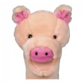 Alternate Image #2 of Plush Bigmouth Pig Hand Puppets