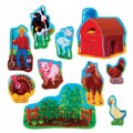 Primary Thumbnail of Old MacDonald Bilingual Rhymes Felt Set - 10 Pieces