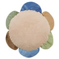 Natural Toned Sensory Flower Pillow for Tummy Time