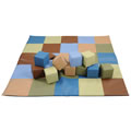 Alternate Image #2 of Woodland Patchwork Crawley Mat and Blocks Set