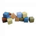 Woodland Patchwork Natural Colored Toddler Blocks - 12 Pieces