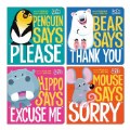 First Manners Board Books - Set of 4