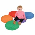 Alternate Image #3 of Colorful Round Soft Pillows - Set of 5