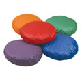 Colorful Round Soft Pillows for Classroom Seating - Set of 5