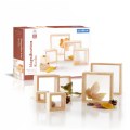 Alternate Image #3 of Wooden Magnification Stacking Blocks - 6 Pieces