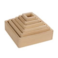 Alternate Image #8 of Wooden Magnification Stacking Blocks - 6 Pieces