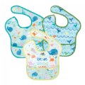 Alternate Image #3 of SuperBib® Flip Pocket Waterproof Bib Set - Set of 6