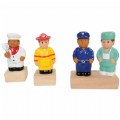 Alternate Image #4 of Community Workers 5" Tall - Set of 8