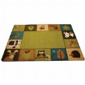 Forest Babies Natural Colored Carpet - 6' x 9' Rectangle