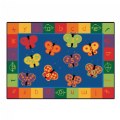 Thumbnail Image of 123 ABC Butterfly Fun Rug - 8' x 12' Rectangle