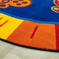 Alternate Image #2 of 123 ABC Butterfly Fun Oval Rug 8' x 12'