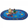 Alternate Image #2 of Circletime Early Learning KID$ Value PLUS Rug - 6' x 9'