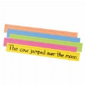 Super Bright Sentence Strips for Practicing Writing Skills and More - 100 Pack