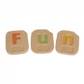 Alternate Image #5 of Wooden Braille Alphabet A-Z  Tiles with Upper  Case