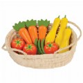 Alternate Image #3 of Harvest Basket Wooden Vegetables with Activity Cards