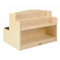 Thumbnail Image #3 of Carolina Toddler Sit and Read Bench with Book Display and Storage Cubby
